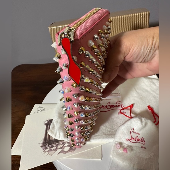 Christian Louboutin Studded wallet in EUC - Picture 3 of 17